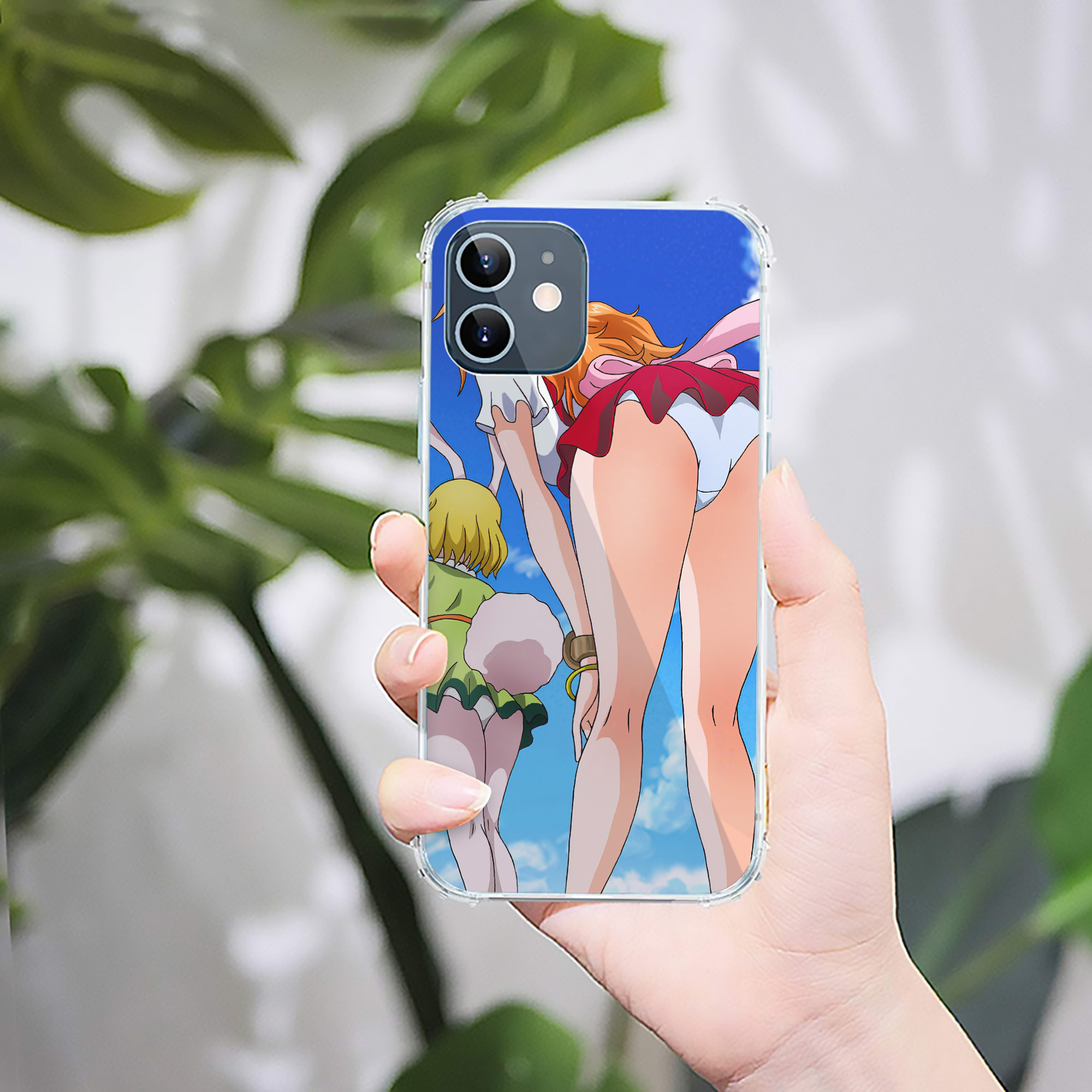 （画像用） ワンピース ONE PIECE 【iPhone 12シリーズ対応】透明スマホケース（クリアソフトケース）